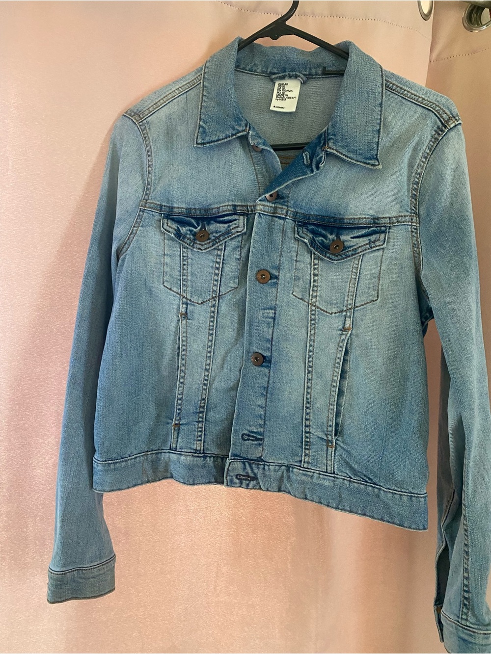 H&M Light Blue Denim Jean Jacket for Women